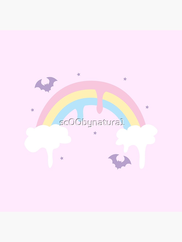 "Pastel Goth Rainbow" Poster by TonysAwesomeArt Redbubble