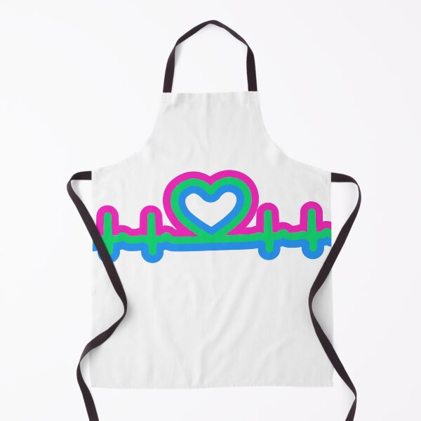 Item preview, Polysexual Pride Heartbeat designed and sold by Heartbeatsalad.