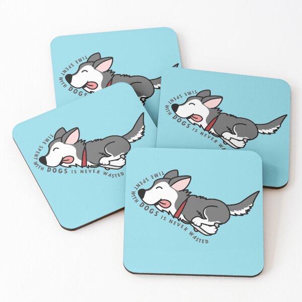 Item preview, Time Spent With Dogs - Husky Puppies designed and sold by tee4shirt.