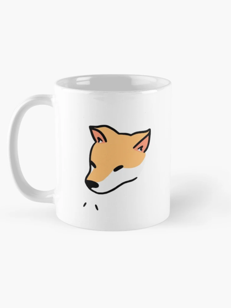 Aperçu 5 sur 6. Mug à café avec l'œuvre Shiba Inu créée et vendue par Reeseworks.