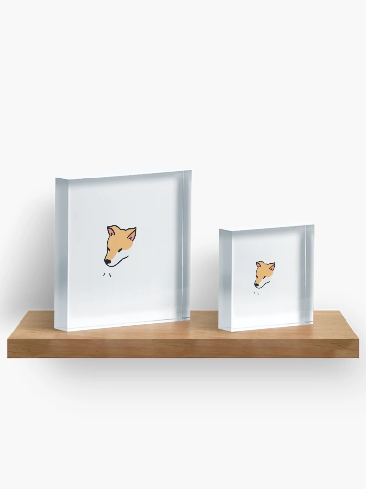 Thumbnail 3 of 5, Acrylic Block, Shiba Inu designed and sold by Reeseworks.