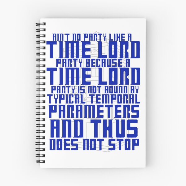 Item preview, Aint No Party Like a Time Lord Party designed and sold by Witchlight Workshop.