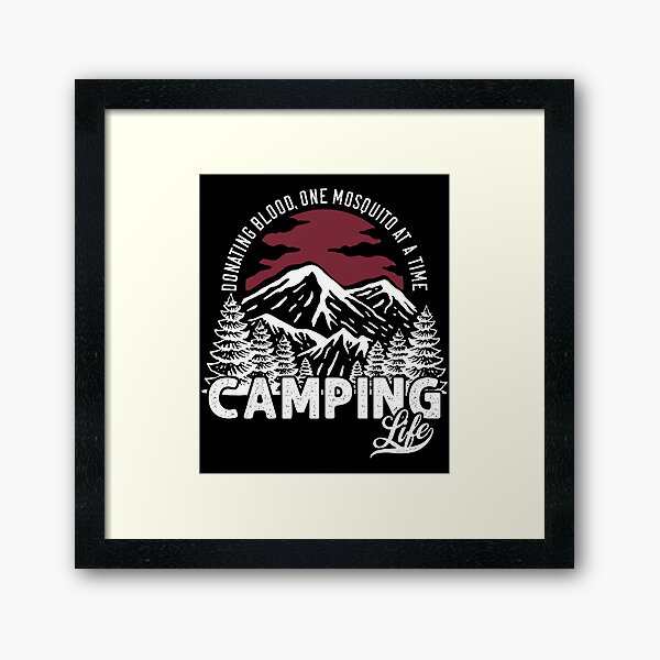 Item preview, funny camping sayings  designed and sold by AlienBeeOutdoor.