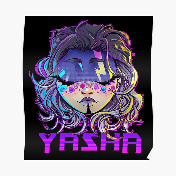 "Kawaii Yasha" Poster by Justyna-Rerak | Redbubble