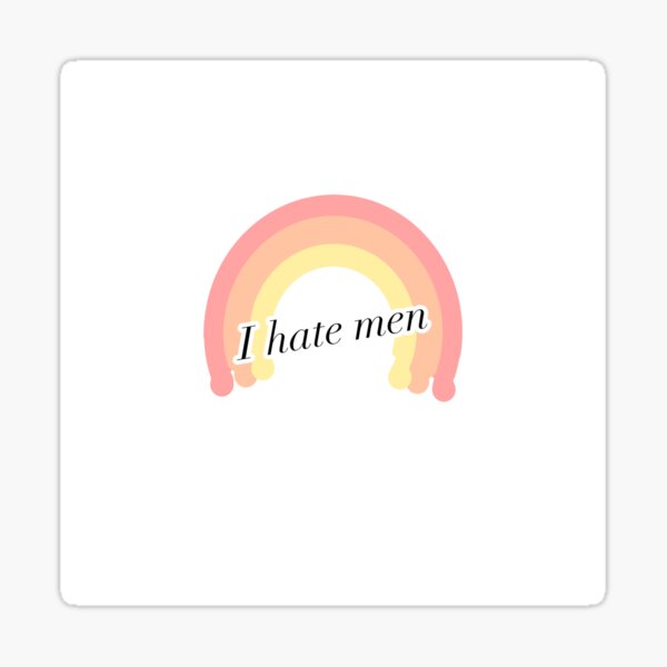 Item preview, I hate men merchandise designed and sold by hannahryan-art.