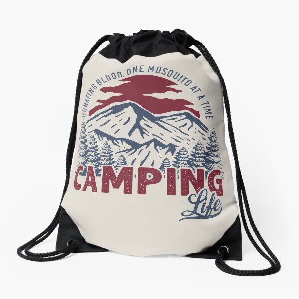 Item preview, funny camping sayings  designed and sold by AlienBeeOutdoor.