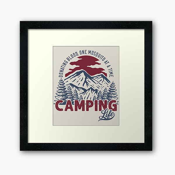 Item preview, funny camping sayings  designed and sold by AlienBeeOutdoor.