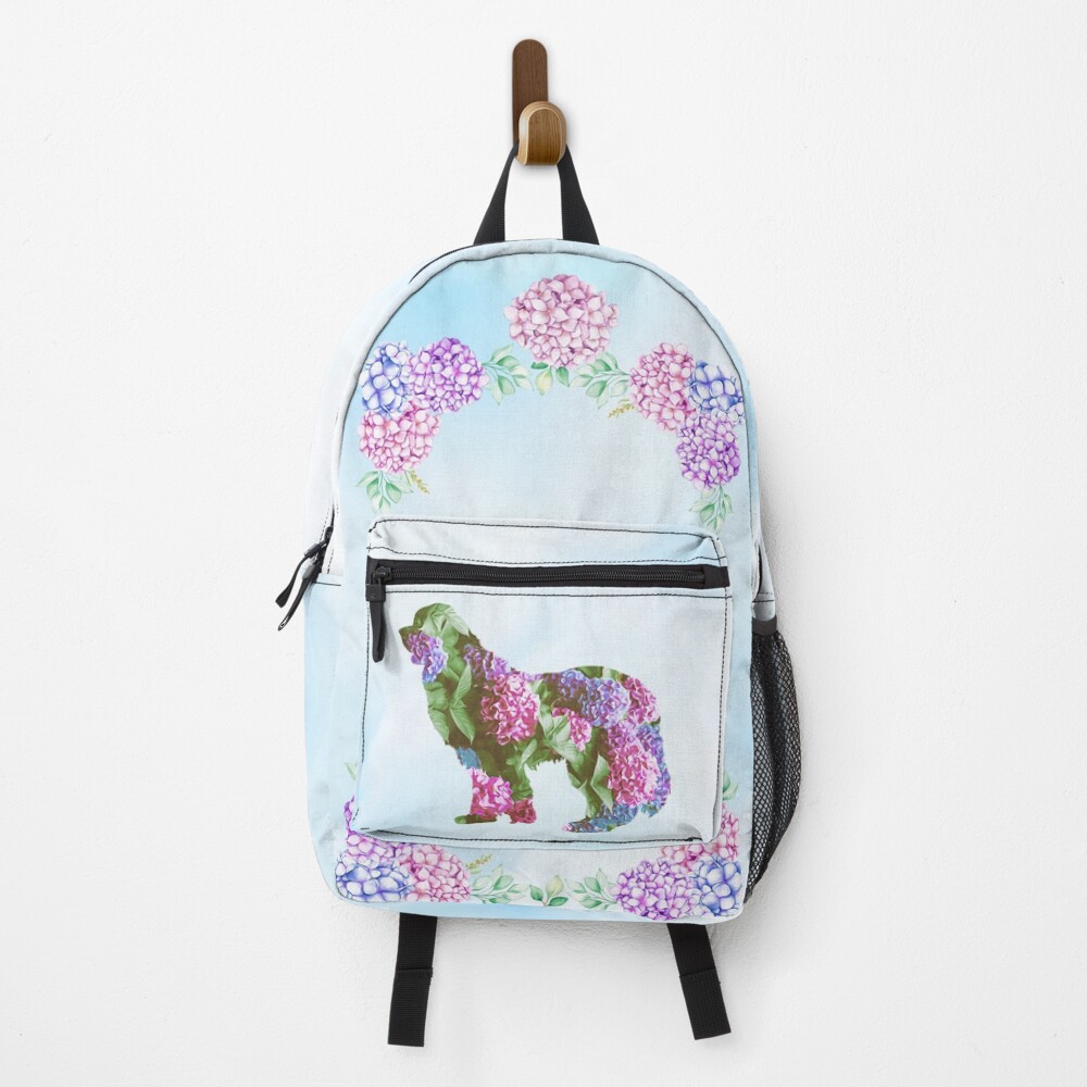 Newfie Hydrangea Design Backpack