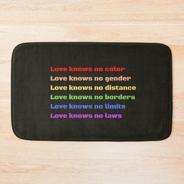 Item preview, Love knows no ...   LGBT  Pride gay lesbian bisexual trans queer asexual pansexual designed and sold by Growwithme.