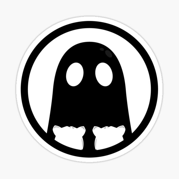 Just the Logo - Black Circle Edition Sticker