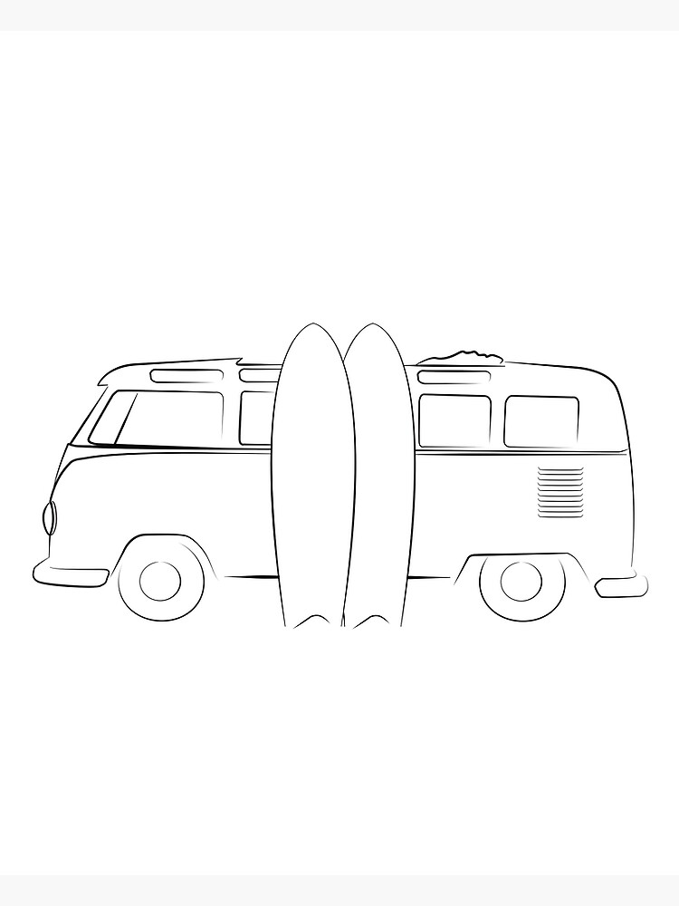 Surfer Vanlife Series by ThinkinClothing