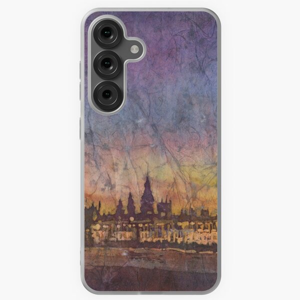 Item preview, Big Ben (clock of Elizabeth Tower) of Houses of Parliament silhouetted on banks of River Thames- London, United Kingdom  designed and sold by rfoxphoto.