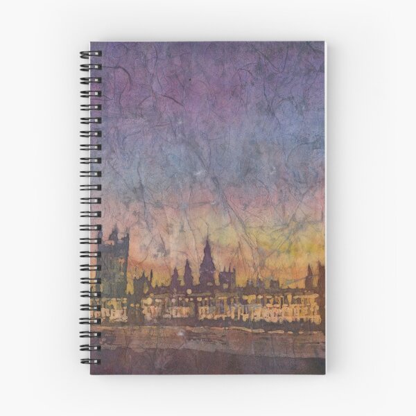Item preview, Big Ben (clock of Elizabeth Tower) of Houses of Parliament silhouetted on banks of River Thames- London, United Kingdom  designed and sold by rfoxphoto.
