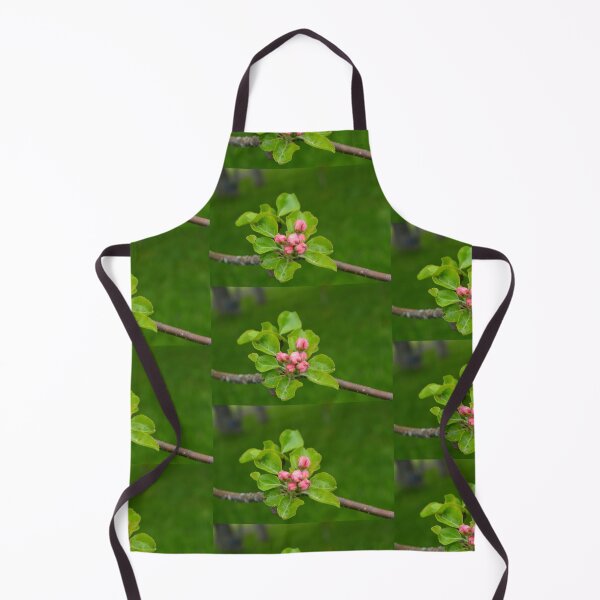 Item preview, Spring pink apple flower buds in green background designed and sold by naturematters.