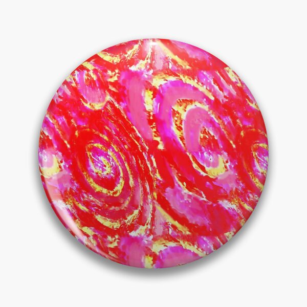 Item preview, spiral raspberry sorbet, yellow, red, spiral-eight,  designed and sold by Maria Mihailova.