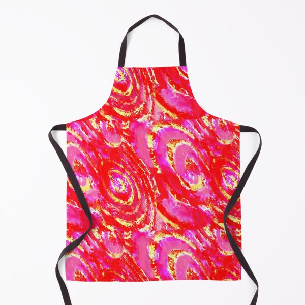 Item preview, spiral raspberry sorbet, yellow, red, spiral-eight, designed and sold by Maria Mihailova.