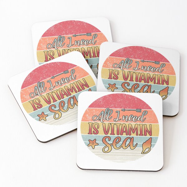 Item preview, All I need is vitamin Sea // Sunset Design  designed and sold by PGPshop.