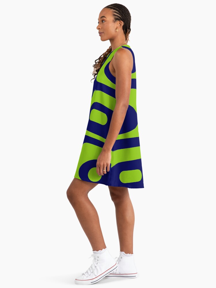 lime green and blue dress Saphira Blue Green Ombré Strapless Maxi Dress main image 0