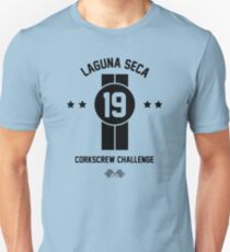 Laguna Seca - Black Slim Fit T-Shirt