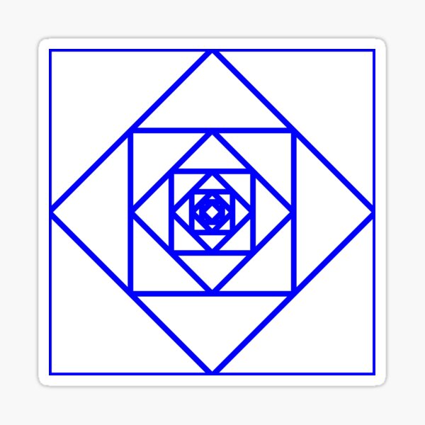 Capturing A Blue Infinity Diamond Sticker
