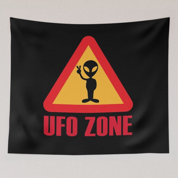 Item preview, 'UFO Zone' Highway Road Sign designed and sold by Michael Pilinski.