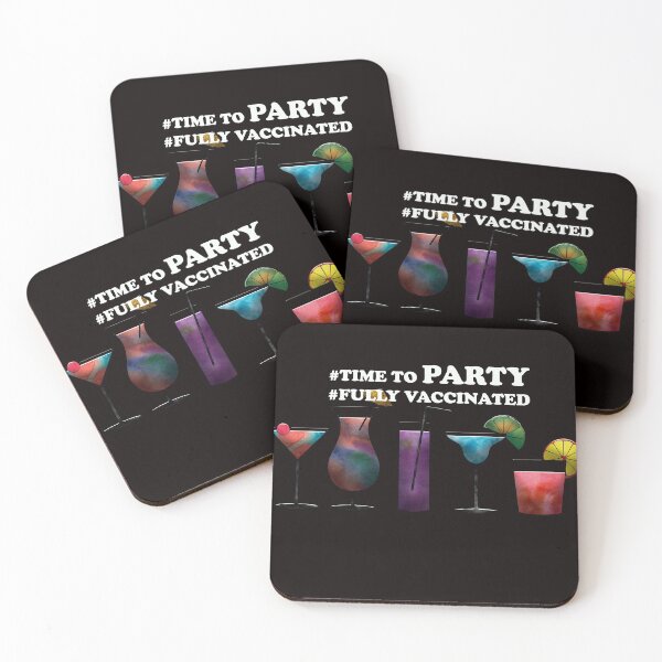 Item preview, Time to party! Fully vaccinated. designed and sold by Palmyr.