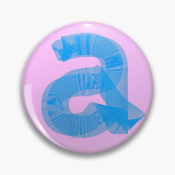 Item preview, Letter A Coded Design in Pink designed and sold by CodedByYaz.