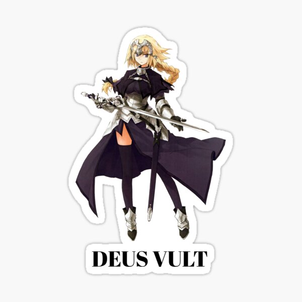 Deus Vult Jeanne Sticker