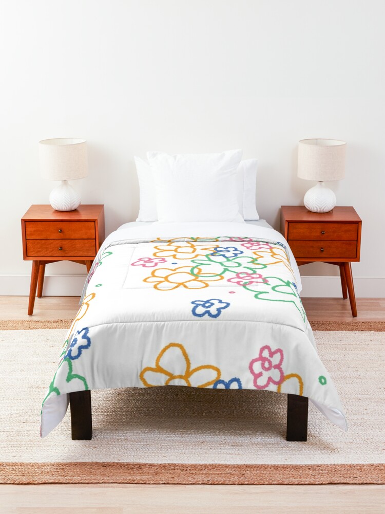 Discover Sketch Flowers Quilt