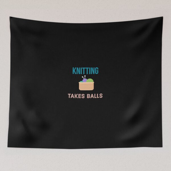 Item preview, Knitting Takes Balls designed and sold by Kadouh.
