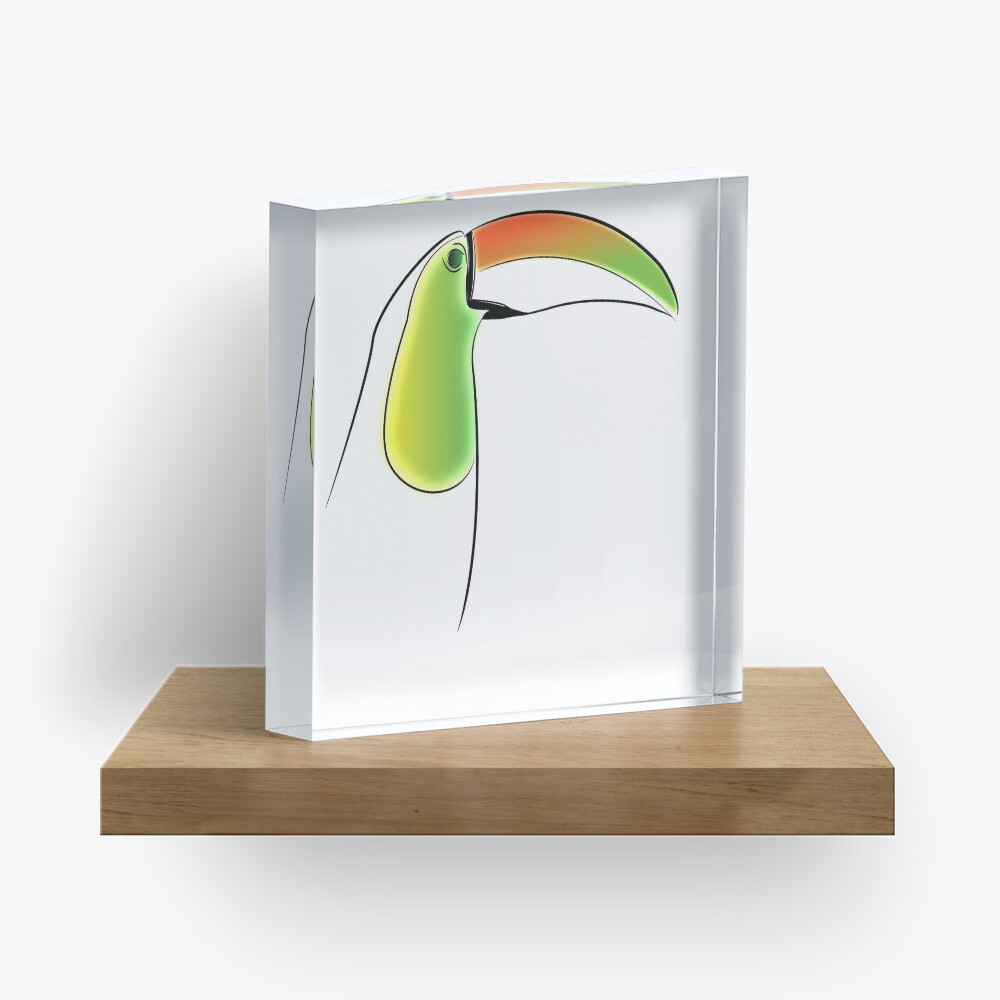 PuraVida Toucan Series Acrylic Block
