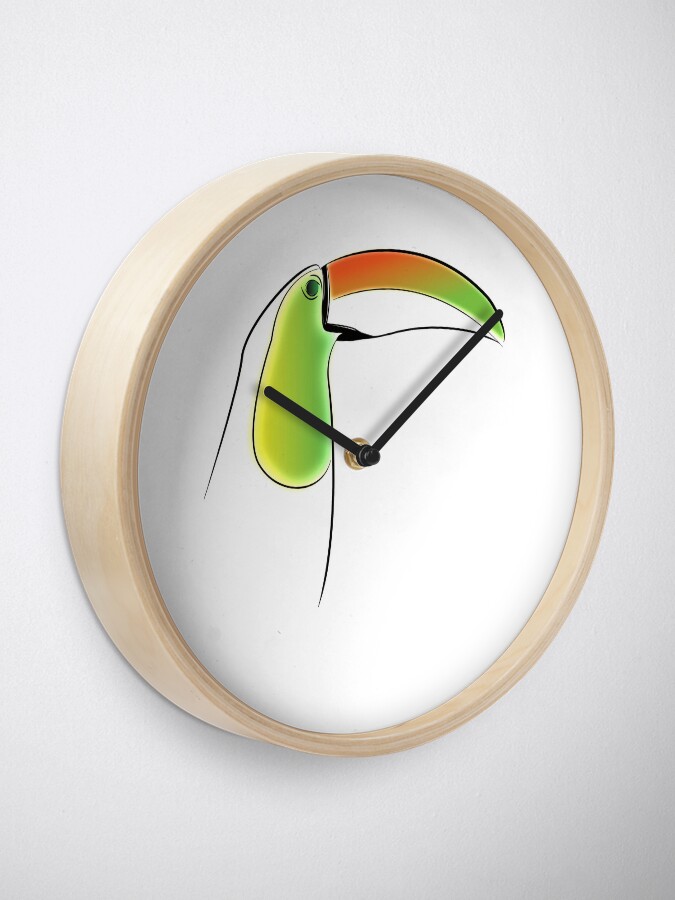 Alternate view of PuraVida Toucan Series Clock