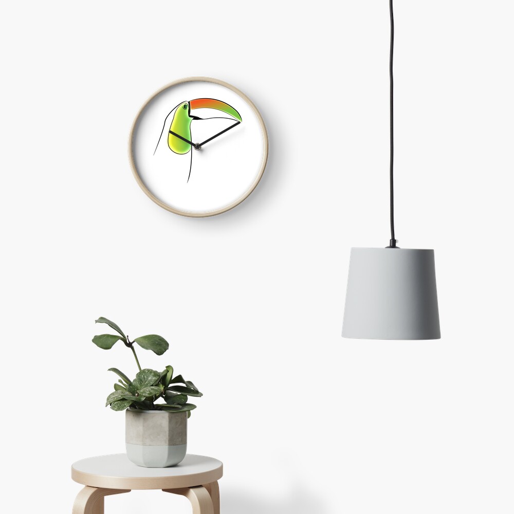 PuraVida Toucan Series Clock