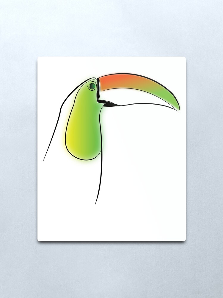 Alternate view of PuraVida Toucan Series Metal Print