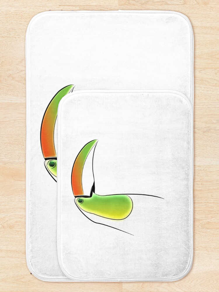 Alternate view of PuraVida Toucan Series Bath Mat