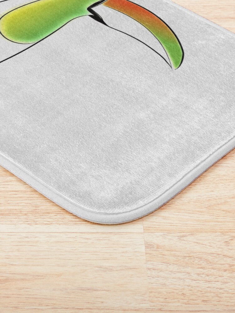Alternate view of PuraVida Toucan Series Bath Mat