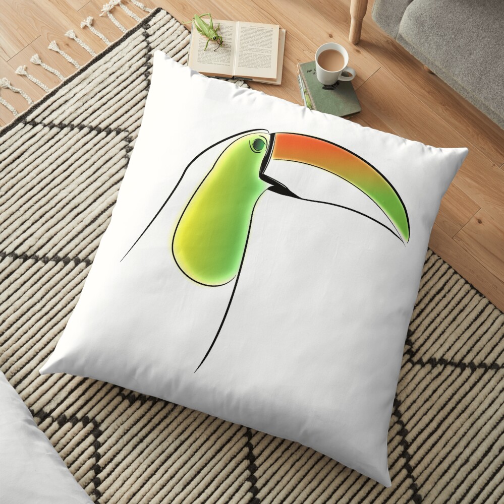 PuraVida Toucan Series Floor Pillow