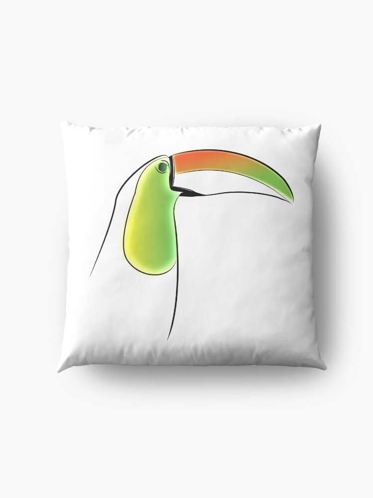 Alternate view of PuraVida Toucan Series Floor Pillow