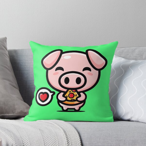 Item preview, DengoBear - DengoPig loves pizza designed and sold by dengobear.