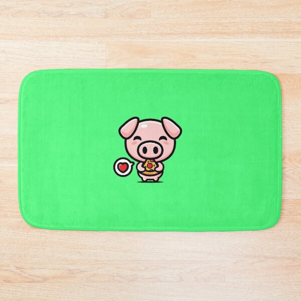 Item preview, DengoBear - DengoPig loves pizza designed and sold by dengobear.