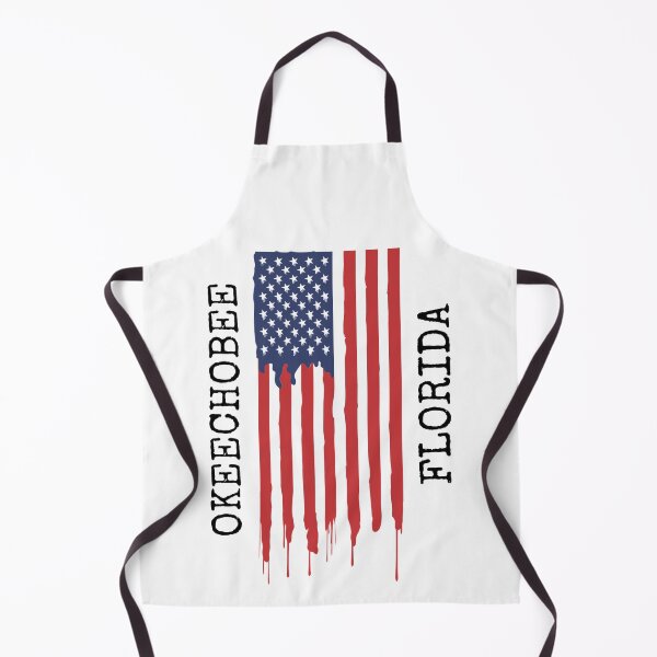 Item preview, OKEECHOBEE FLORIDA USA FLAG designed and sold by LifeInTheFLA.