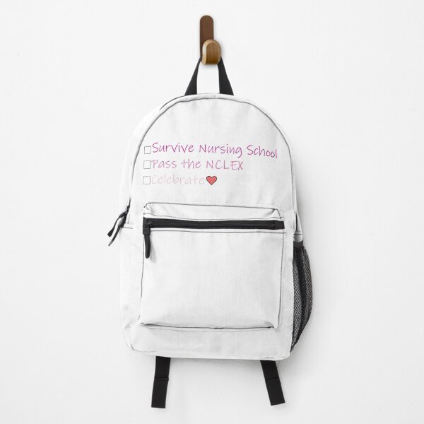 Item preview, Survive Nursing School Check List in Pink designed and sold by ArtsyRabbit.