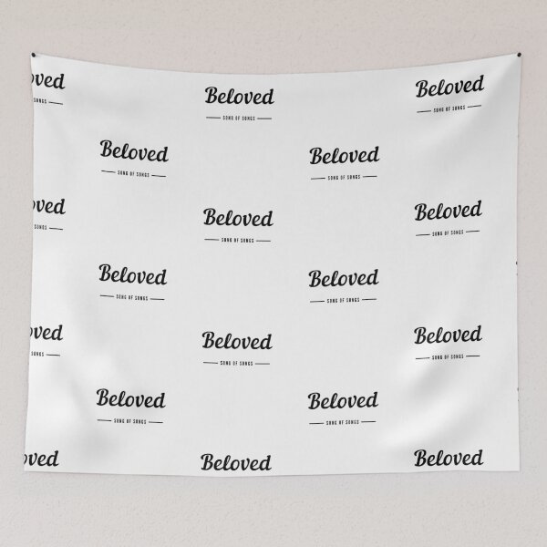 Item preview,  Couple (Lover/Beloved) - Beloved - Song of Songs - Black text White Background designed and sold by missionbear.