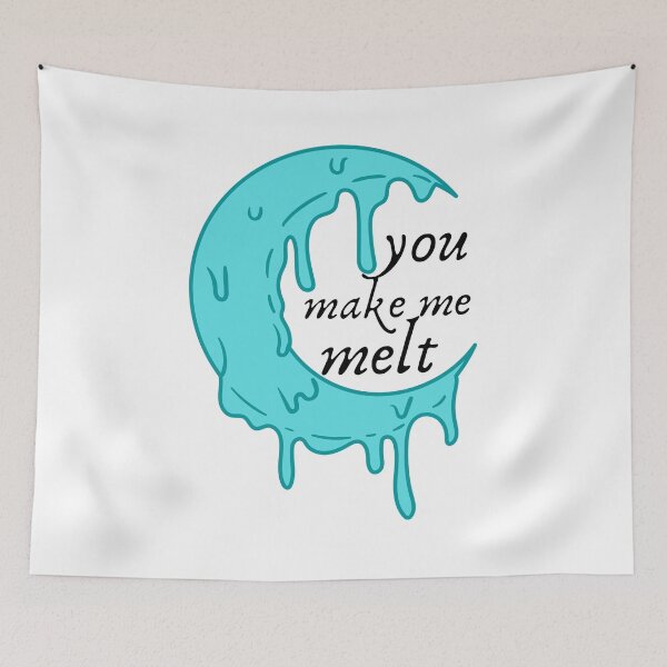 Item preview, You make me melt (blue moon) designed and sold by Bonicrazypeople.