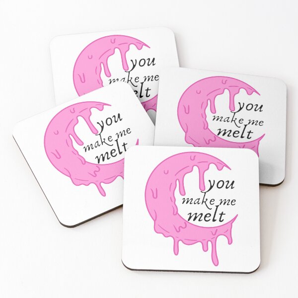 Item preview, You make me melt (pink moon) designed and sold by Bonicrazypeople.