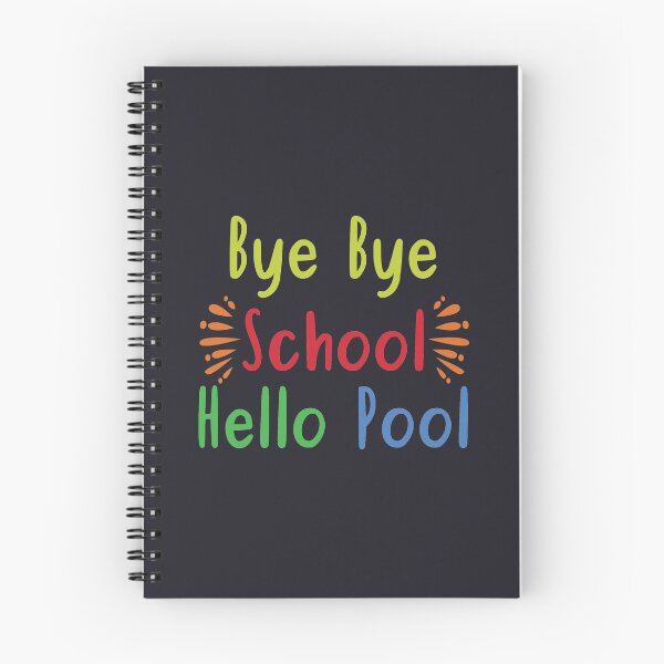 Item preview, bye bye school hello pool, gift for the end of the school year for students and teachers designed and sold by Elonshop.