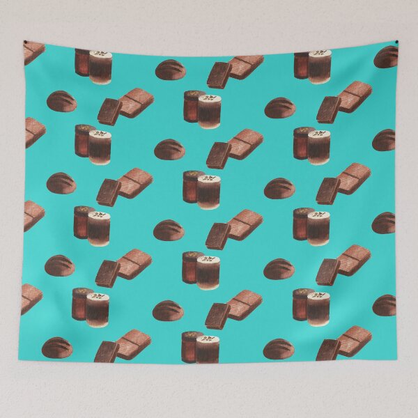 Item preview,  watercolor chocolates with green background designed and sold by raghda-s-m.