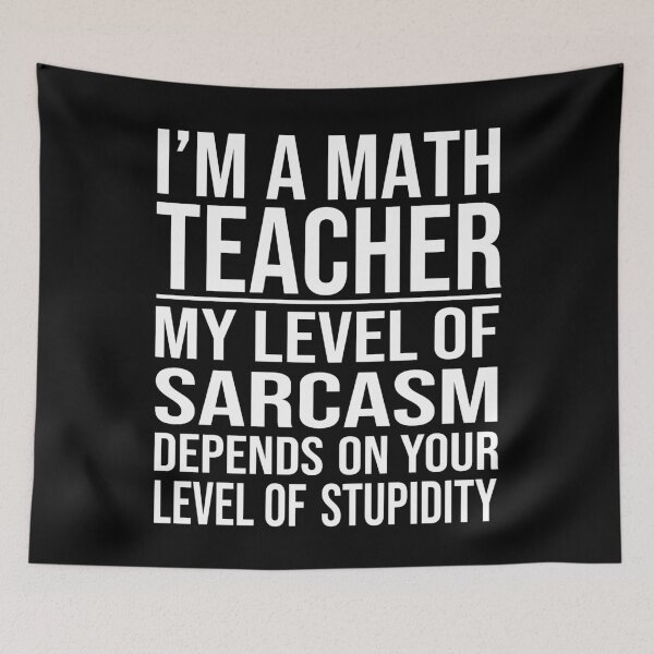 Item preview, math teacher saying funny teachers day gift designed and sold by alaechamlal.