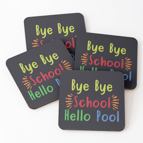 Item preview, bye bye school hello pool, gift for the end of the school year for students and teachers designed and sold by Elonshop.