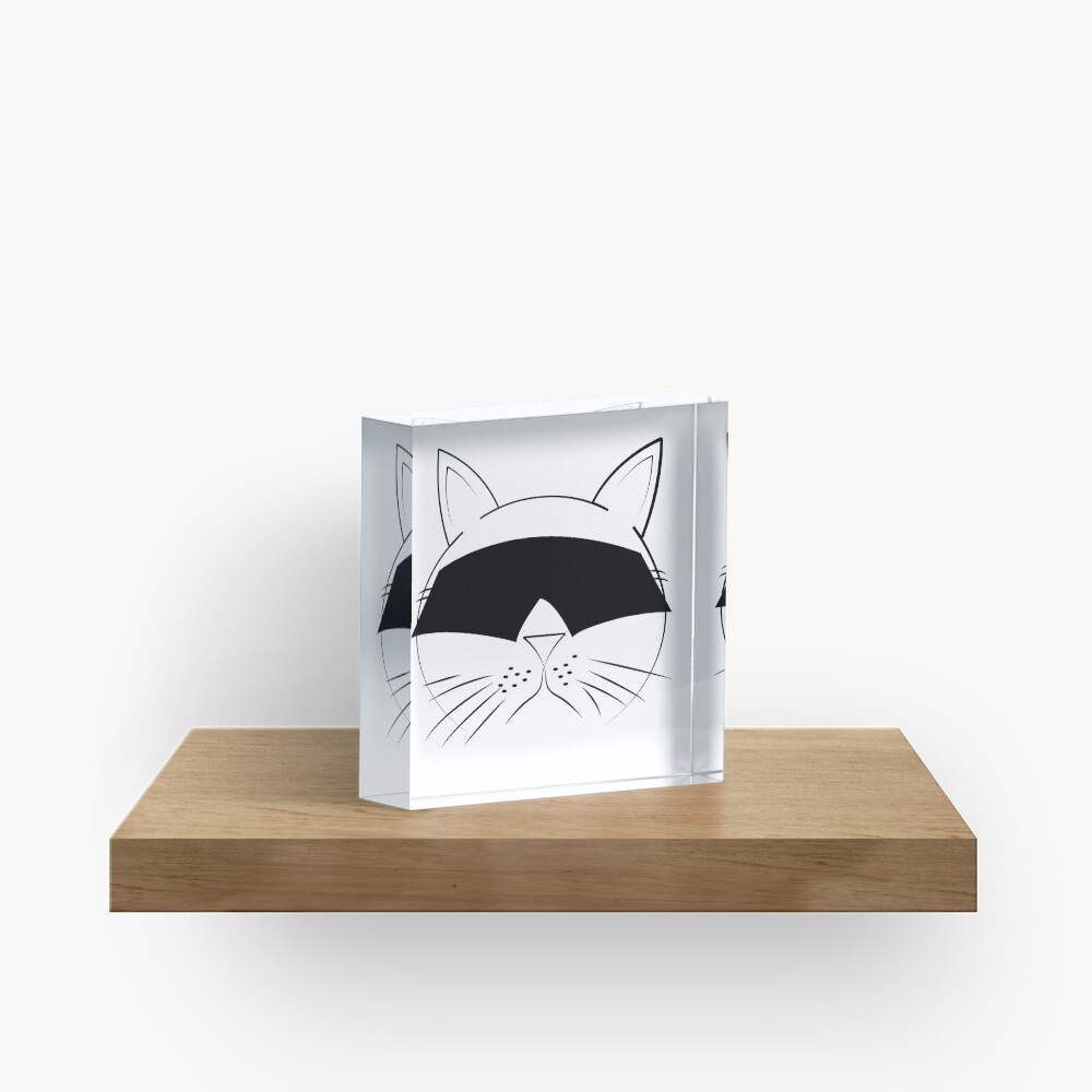 COOL Cat Series Acrylic Block